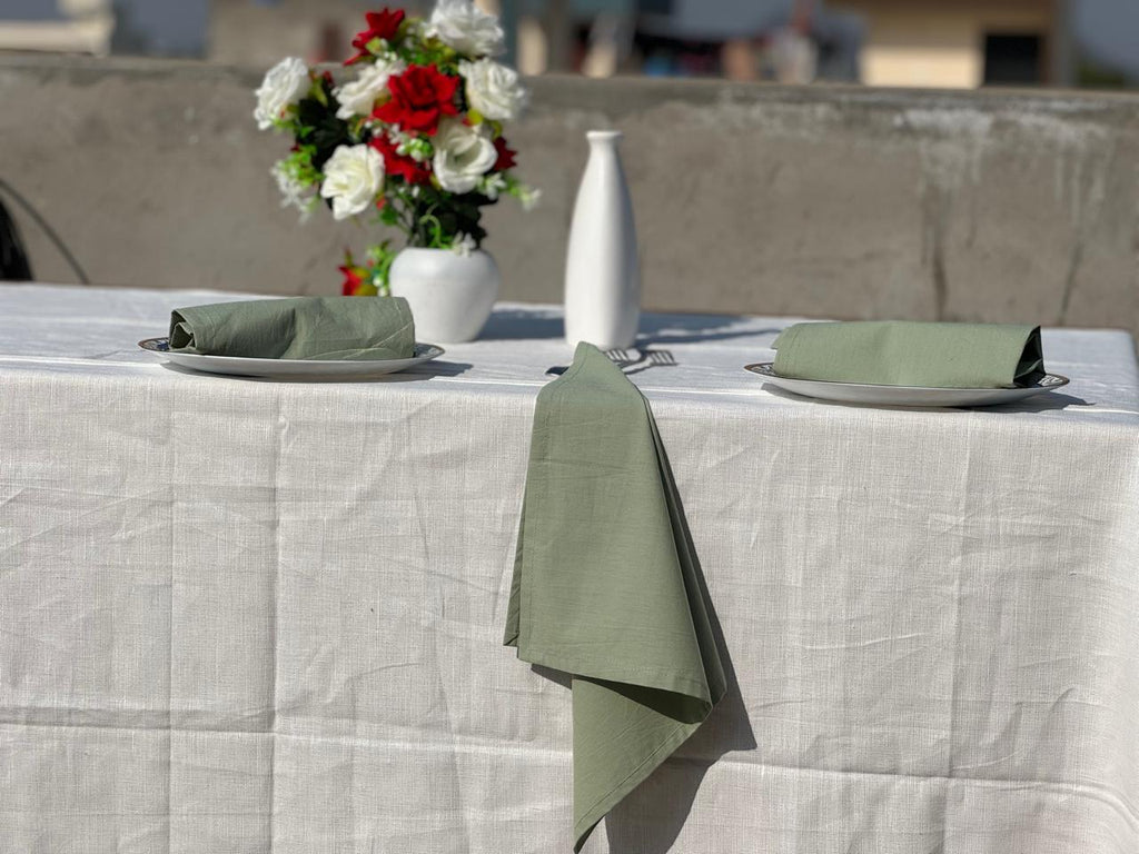 Washable Sage Green Napkins,