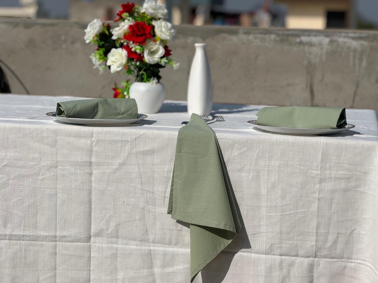 Washable Sage Green Napkins,
