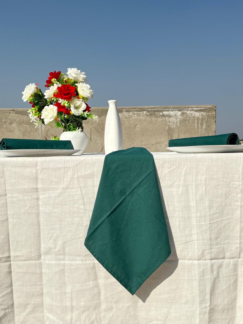16x16 Green Napkins