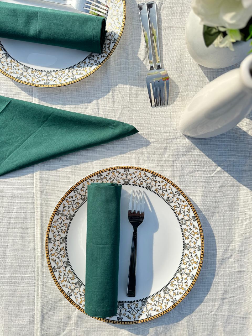 16x16 Green Napkins