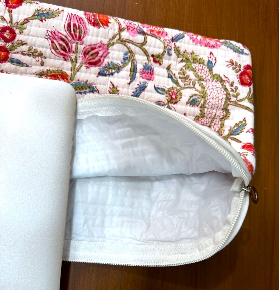 Cotton Laptop Sleeve