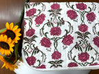 Cotton Block Print Laptop Cover