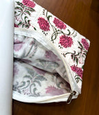 Cotton Block Print Laptop Cover