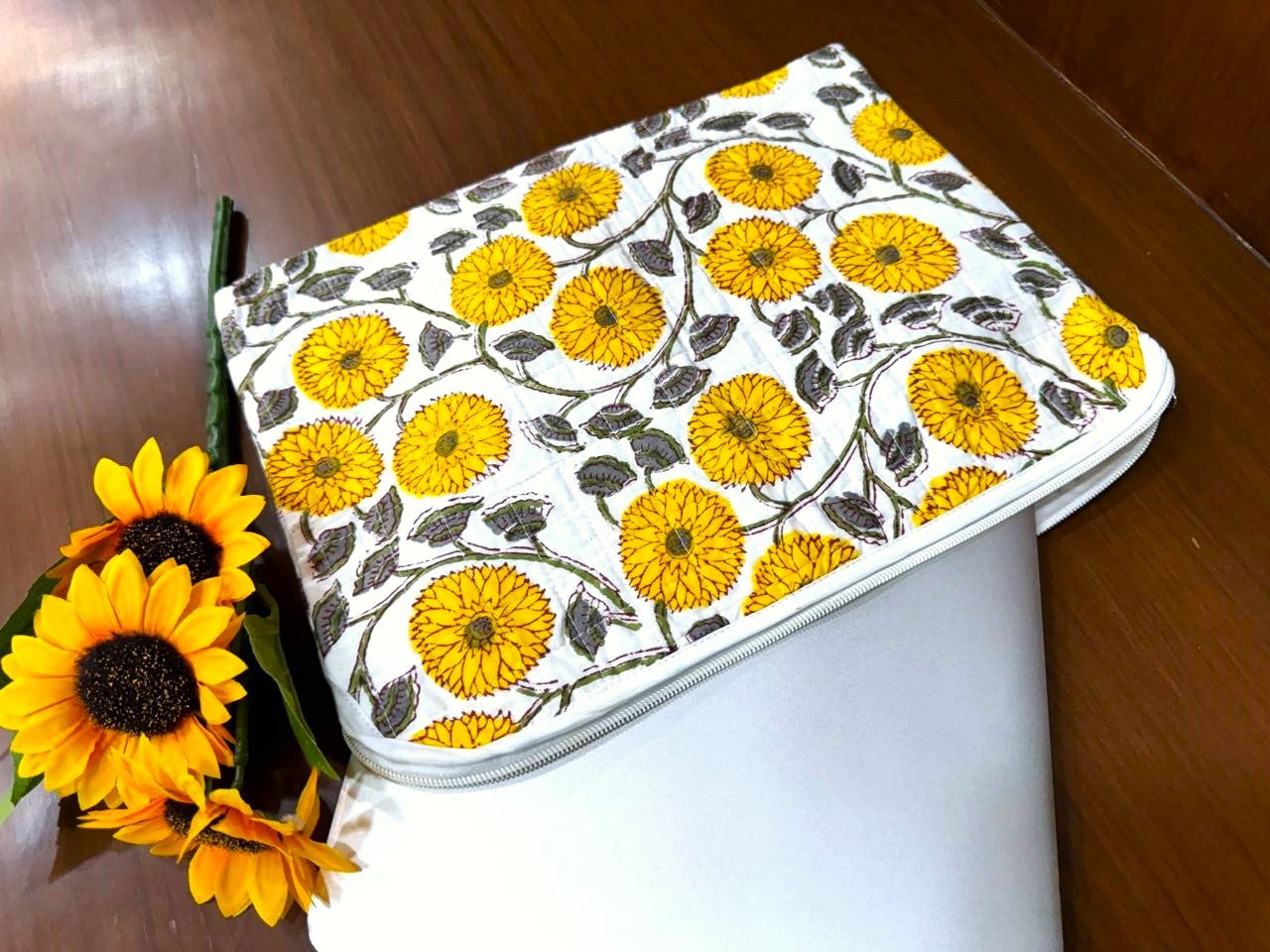 Handmade Quilted Laptop Cover For Sale
