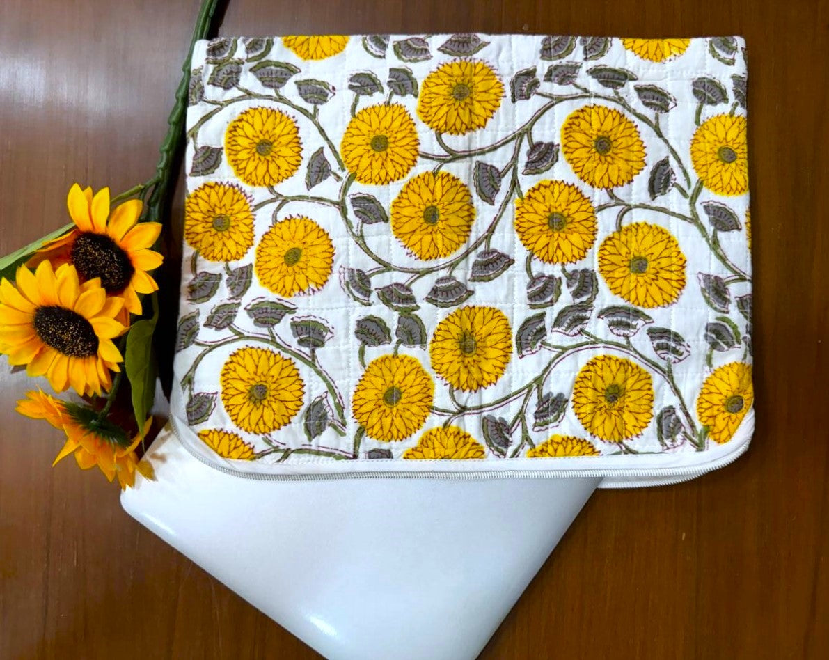 Handmade Quilted Laptop Cover For Sale