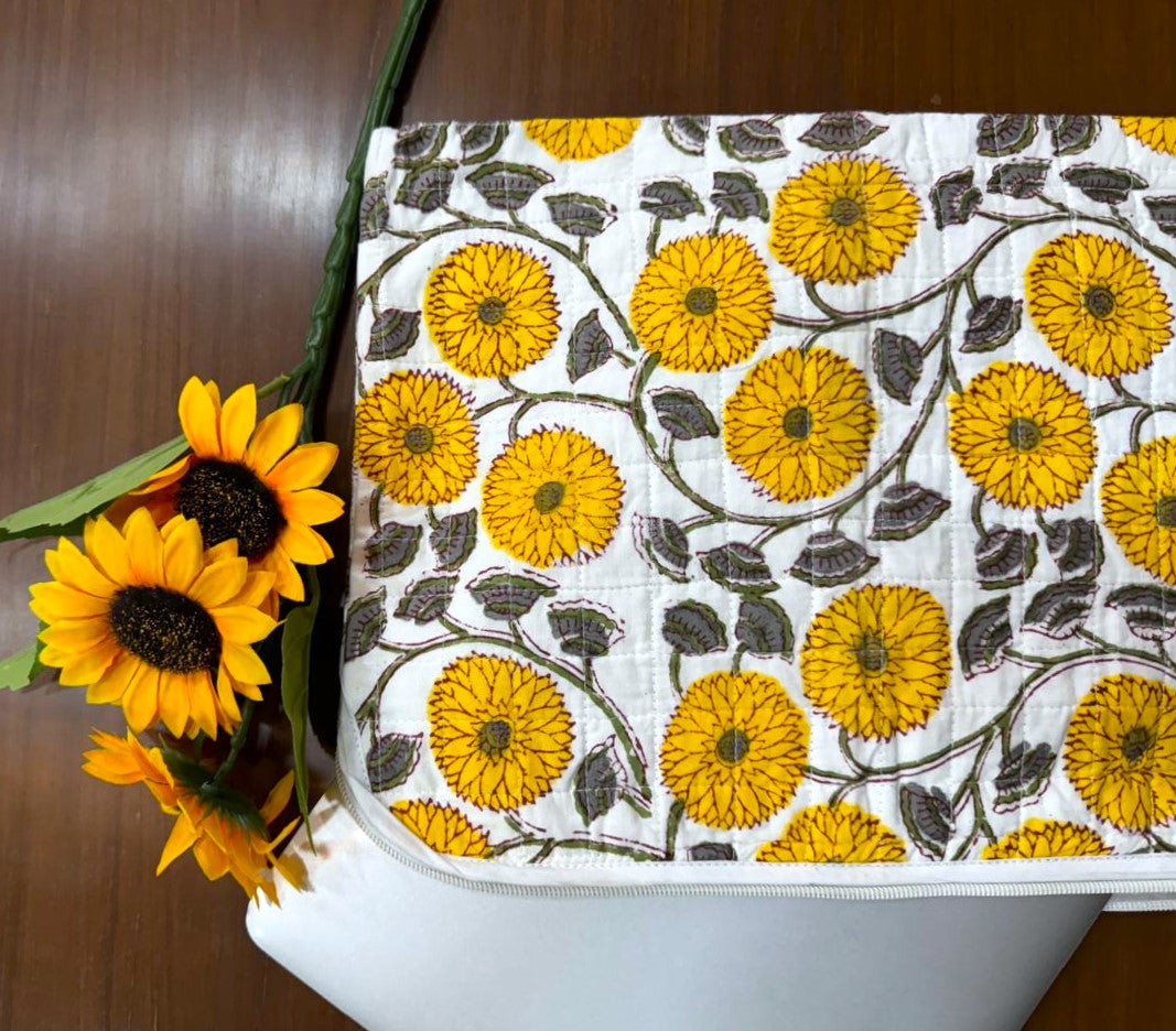 Handmade Quilted Laptop Cover For Sale