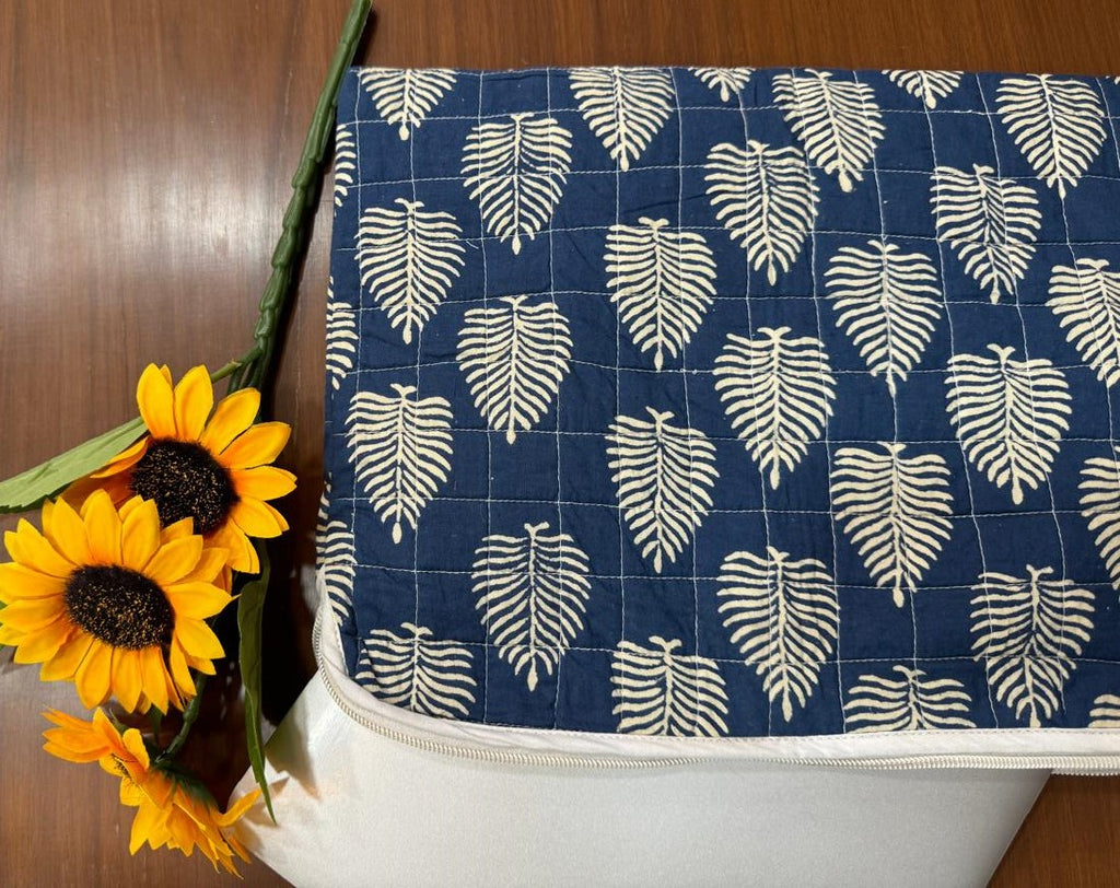 Quilted Cotton Laptop Sleeve