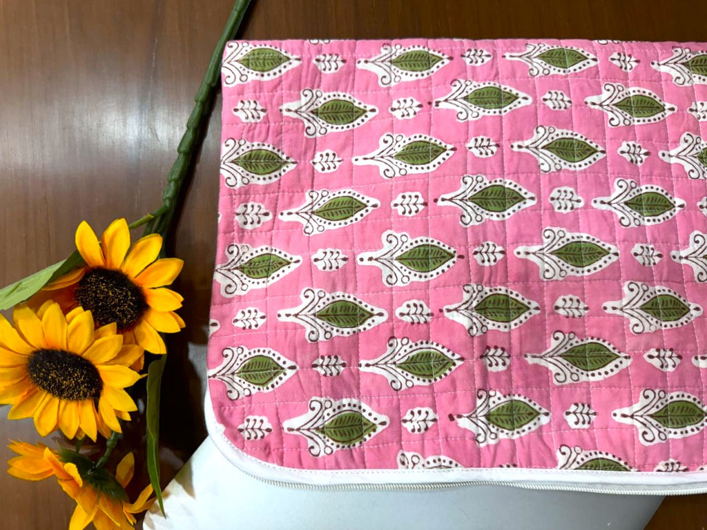 Floral Print Laptop Bag