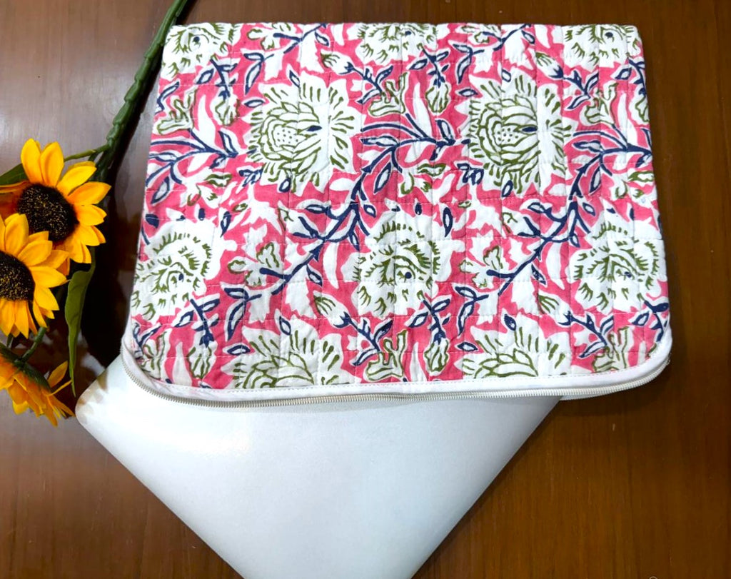 Quilted Vintage laptop sleeve