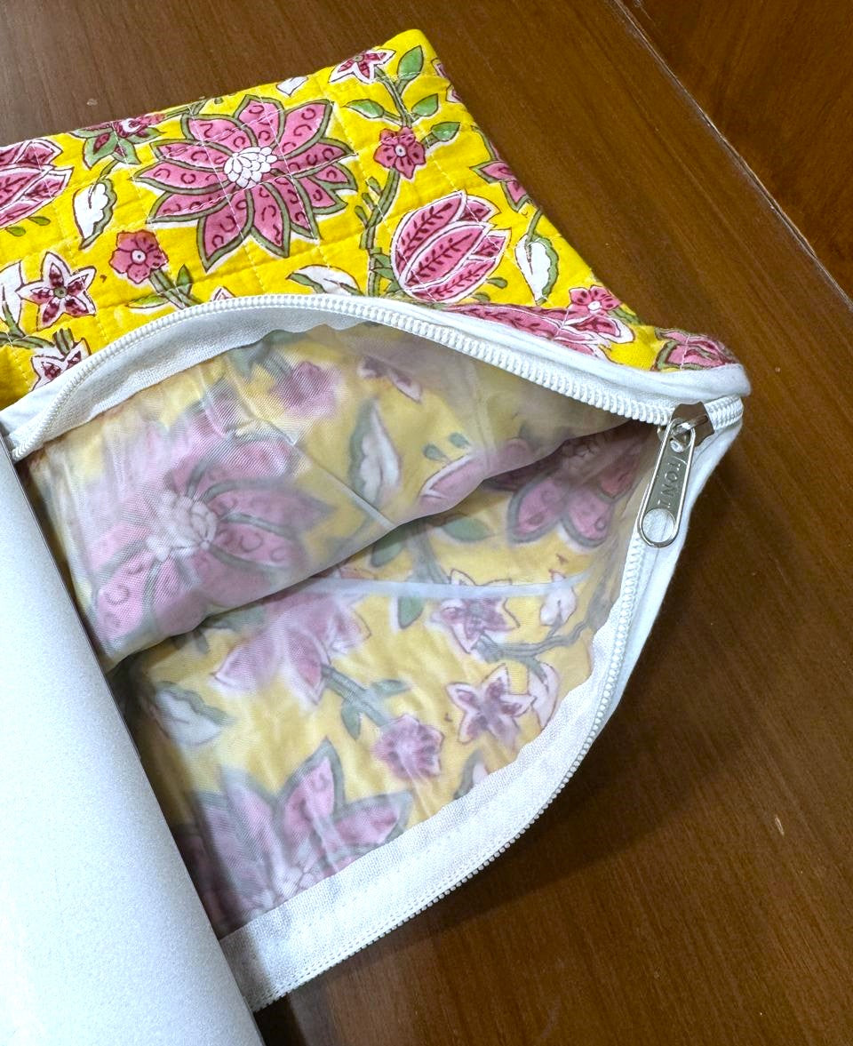 Vintage Cotton Laptop Bag