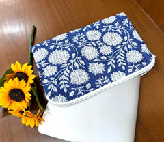 Pure Cotton Colorful Hand Bag For Laptop/iPad/Tablet, Vintage QUilted Computer Bag