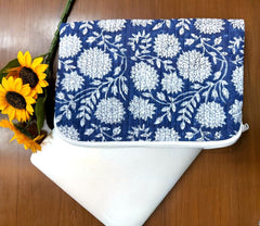 Pure Cotton Colorful Hand Bag For Laptop/iPad/Tablet, Vintage QUilted Computer Bag