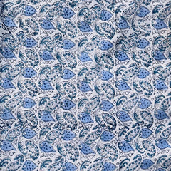 Large Cotton Block Print Cosmetic Pouch Bag Handmade Quilted Padding Toiletry Bag, Floral Hand Makeup Bag For Woman, Travel Bag Gift For Her