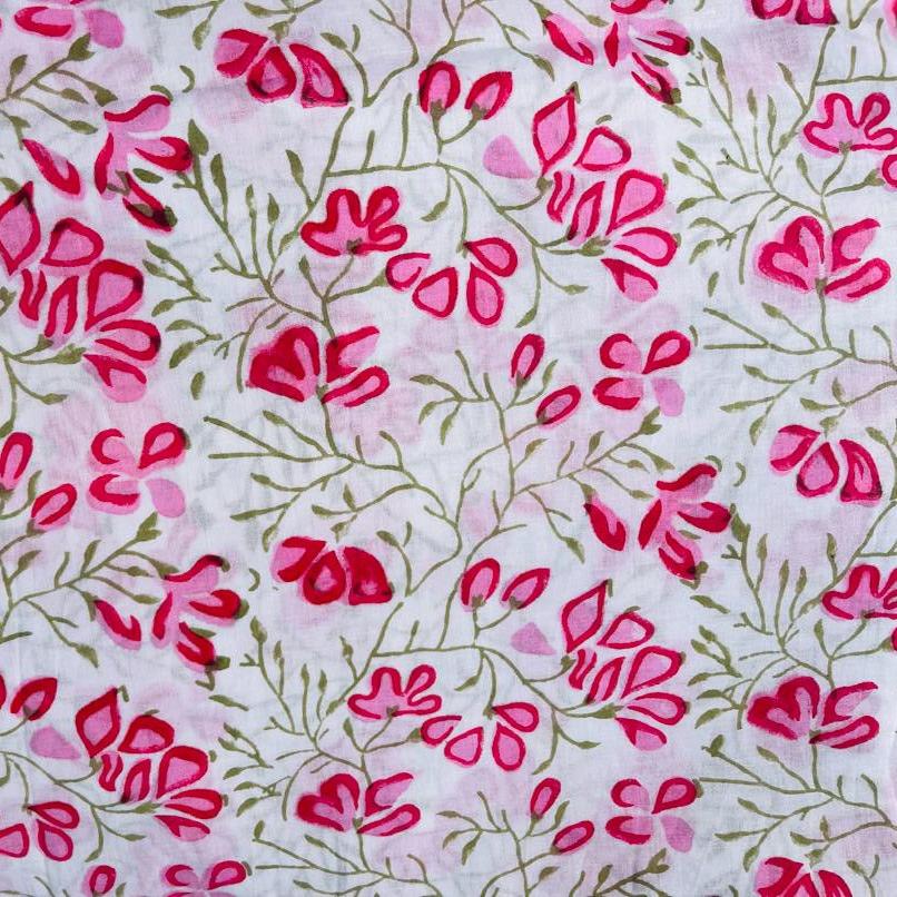 Cosmetic Block Print Travel Bag