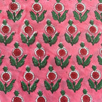 Cosmetic Block Print Travel Bag