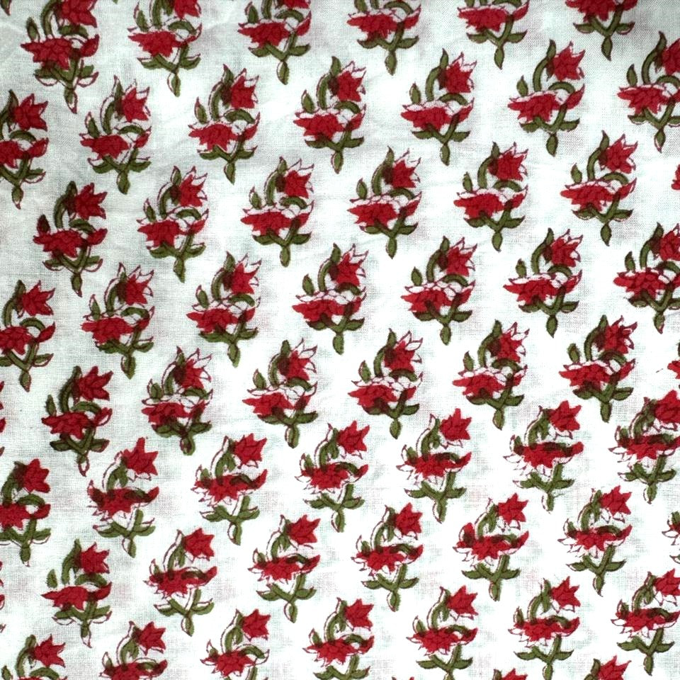 Block Print Cosmetic Bag