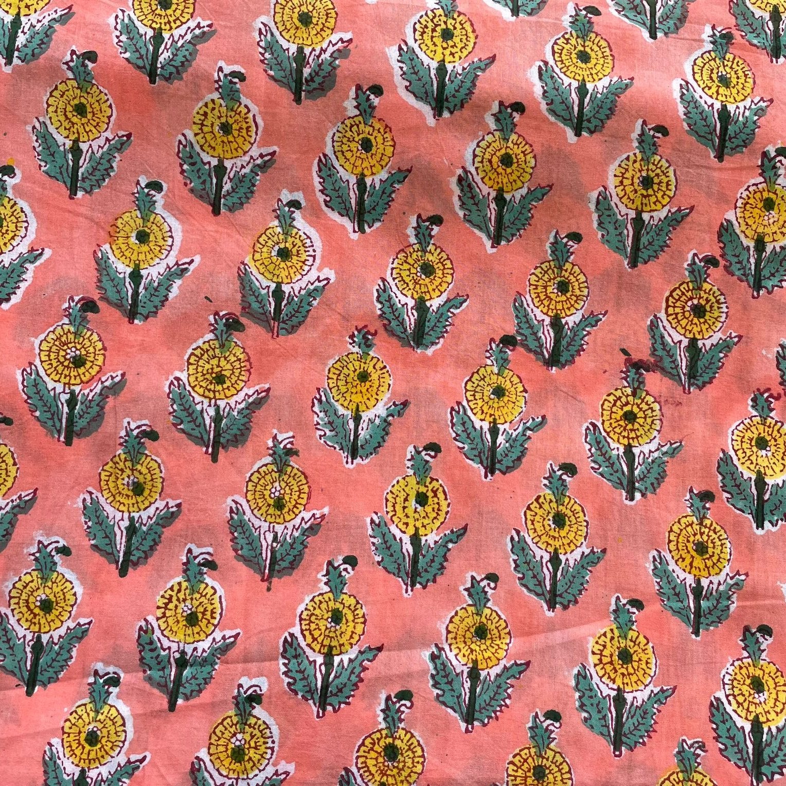 Block Print Cosmetic Bag