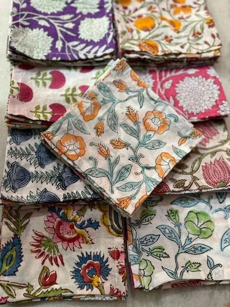 Block Print Table Napkins