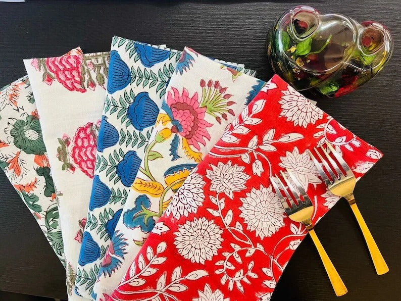 Block Print Table Napkins