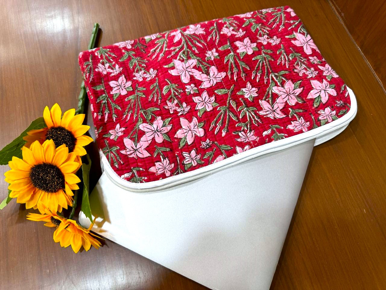 Floral iPad Bag/ Computer Cover