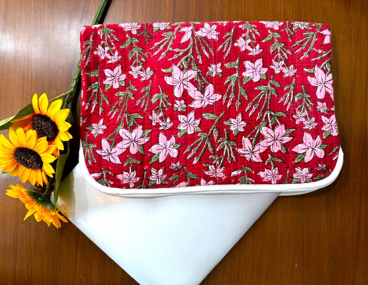 Floral iPad Bag/ Computer Cover