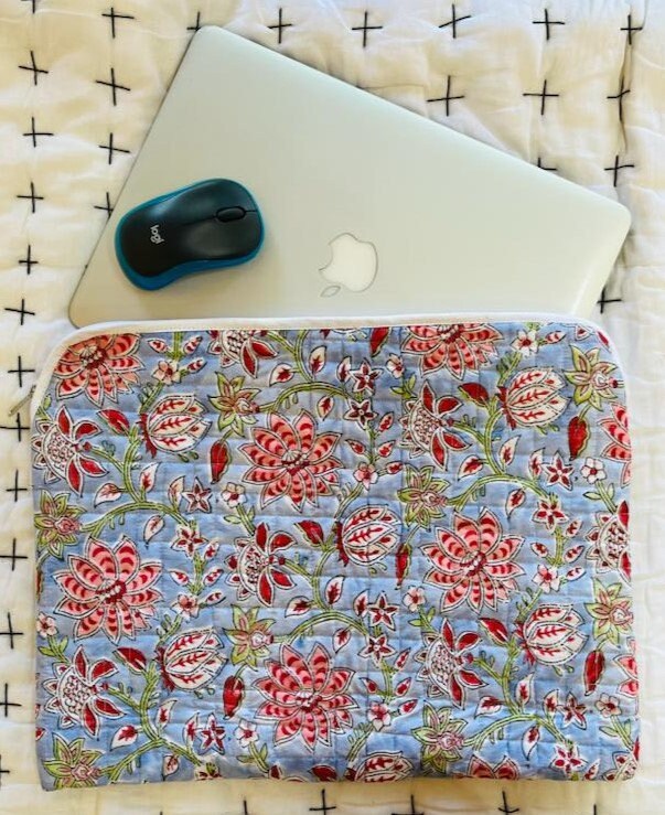 Block Print Laptop Sleeve